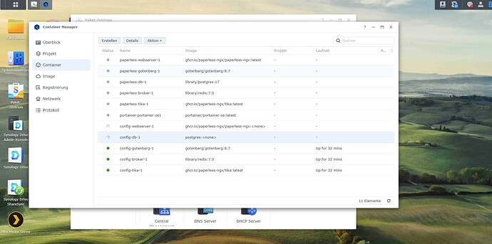 paperless_Synology_Container Manager_Container_config_gestartet_screenshot_2025.07.03_az